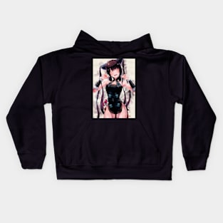 Yang Guifei Anime Watercolor Kids Hoodie